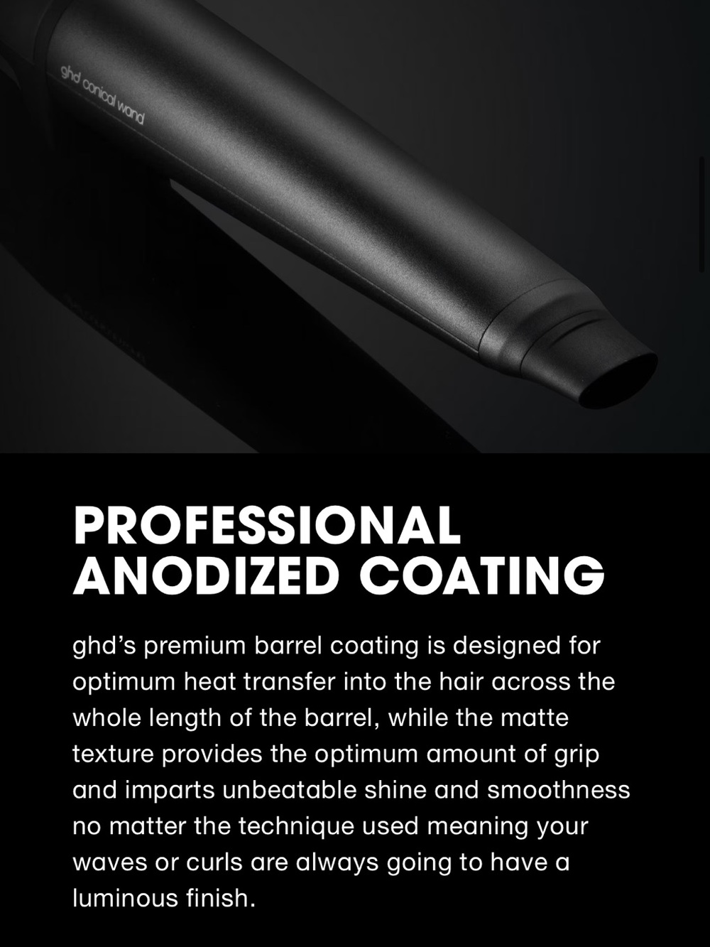 GHD conical curve curling wand - Picture 9 of 11